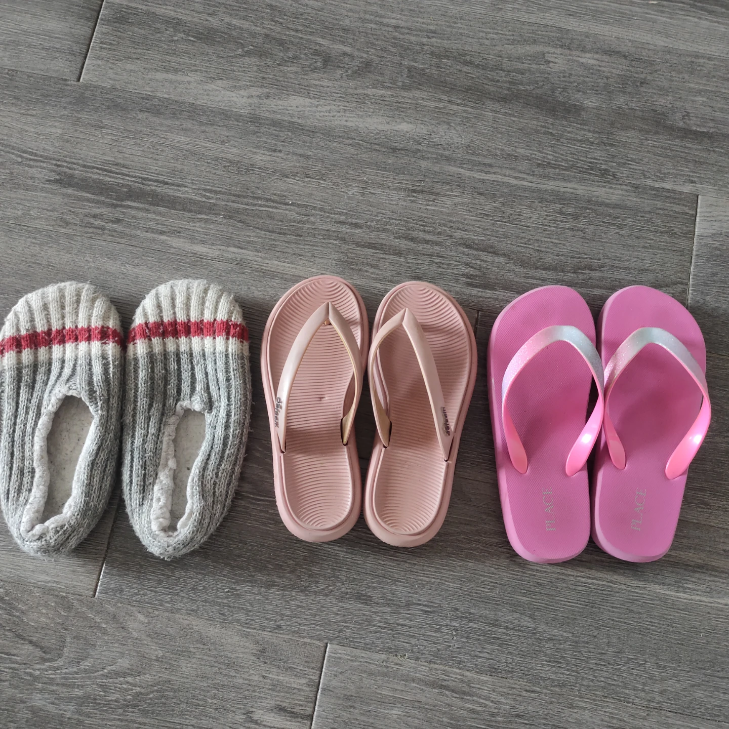 Assorted Kid's Flip Flops and Slippers