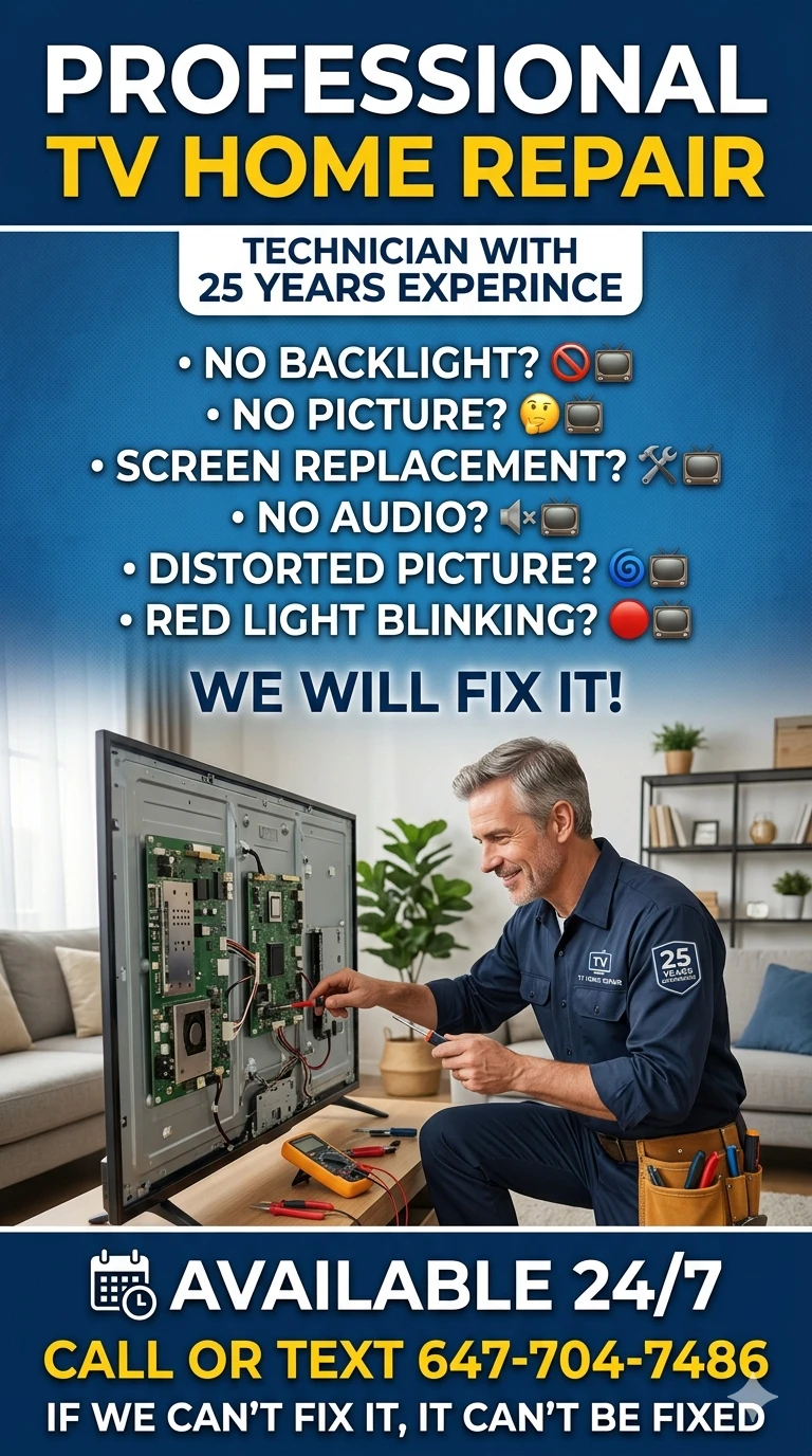 Professional TV Home Repair Service