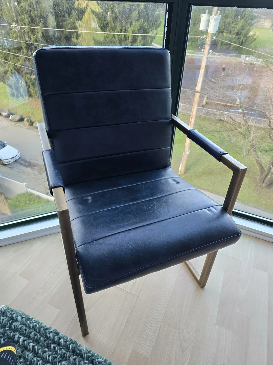 Dark Blue Arm Chair - photo 4