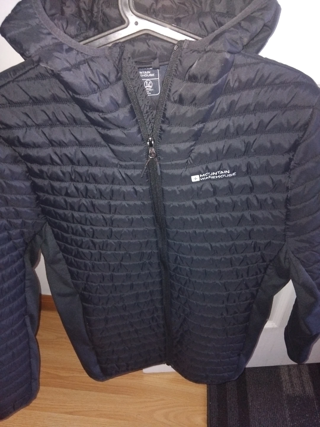 Mountain Warehouse Black Padded Hooded Jacket - Size M - photo 2