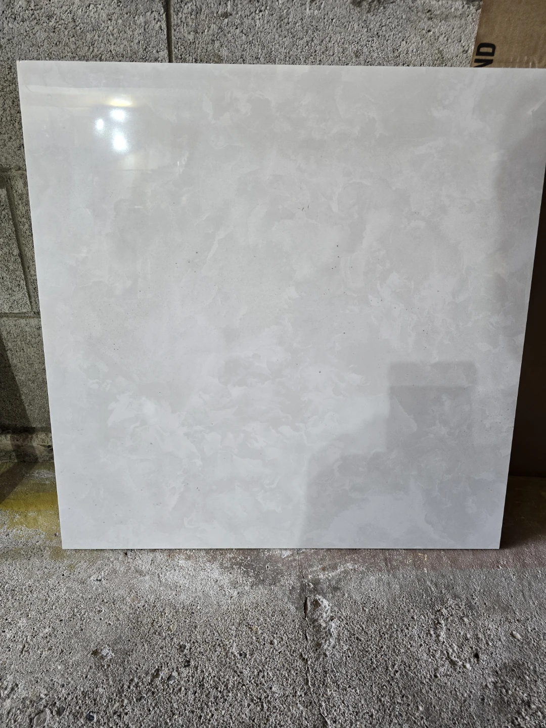 White Marble Look Tiles (Set of 5)