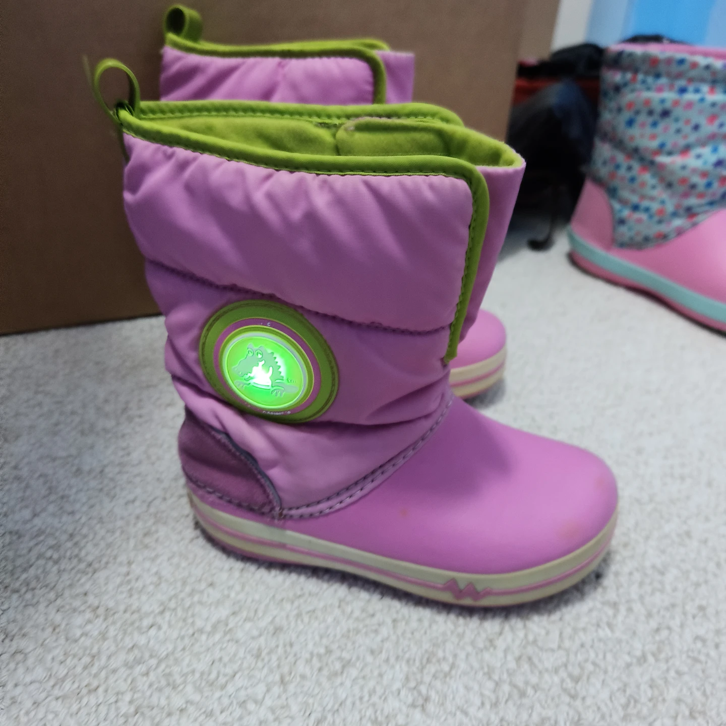 Crocs Pink Insulated Winter Boots Size C13 - photo 4