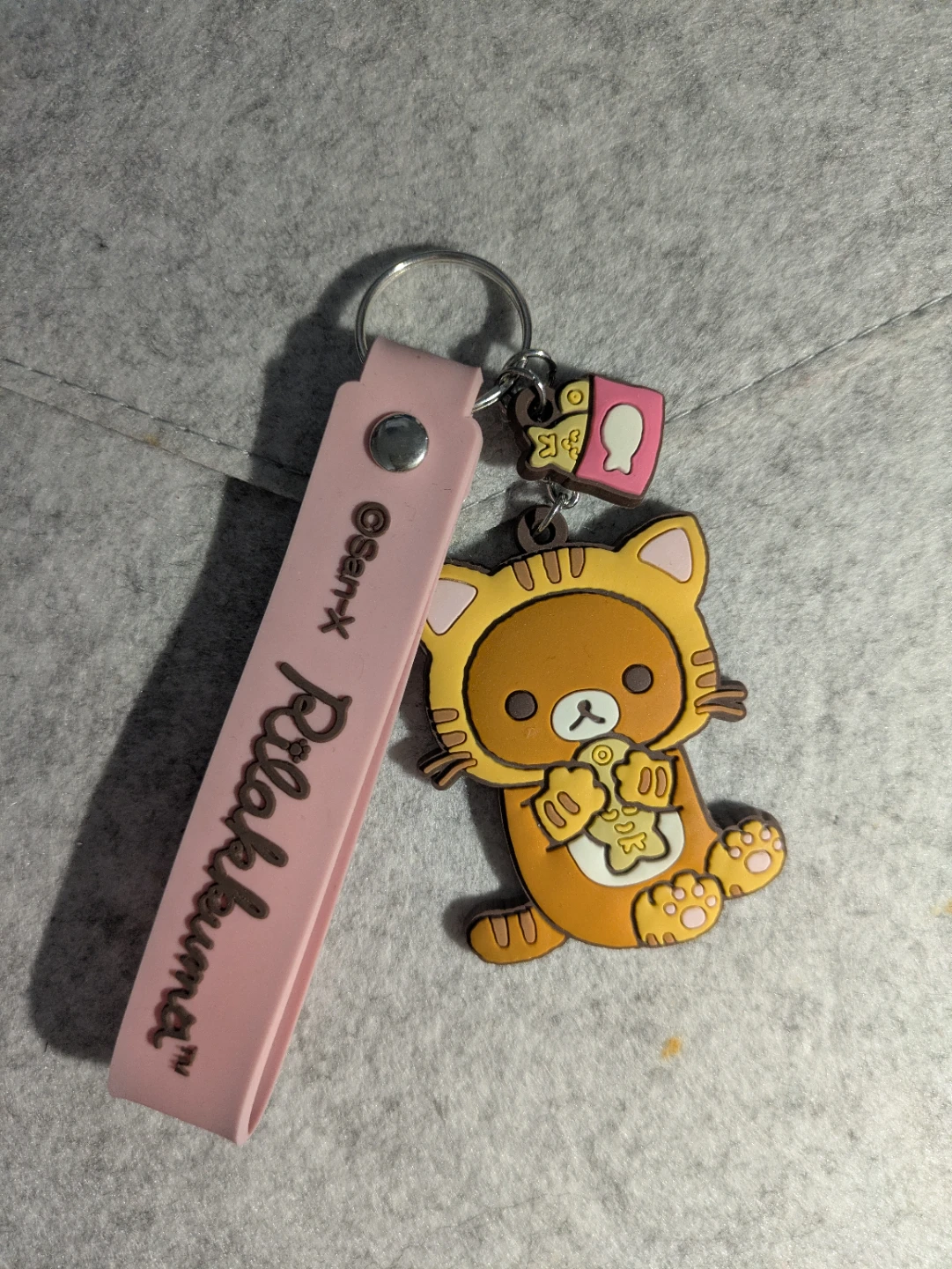 Rilakkuma Cat Keychain