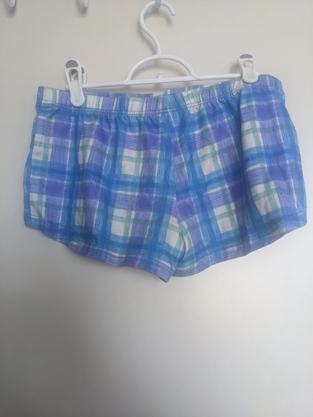 Blue Plaid Swim Shorts - photo 2