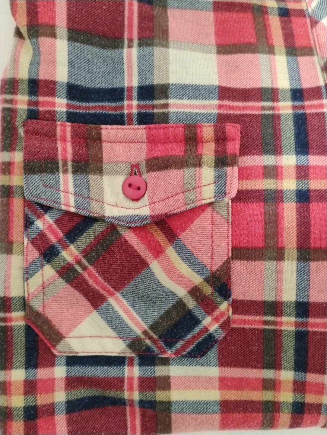 Red Plaid Long Sleeve Shirt - photo 4