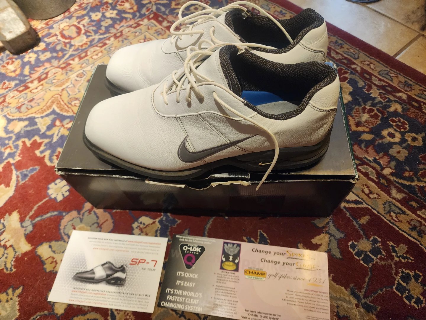 Vintage Nike Sport Performance SP-6 Tour Golf Shoes - Size 9 - photo 2