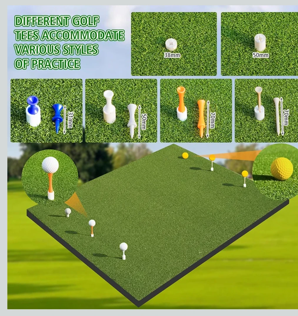 Golf Practice Mat with Tees and Balls - photo 3