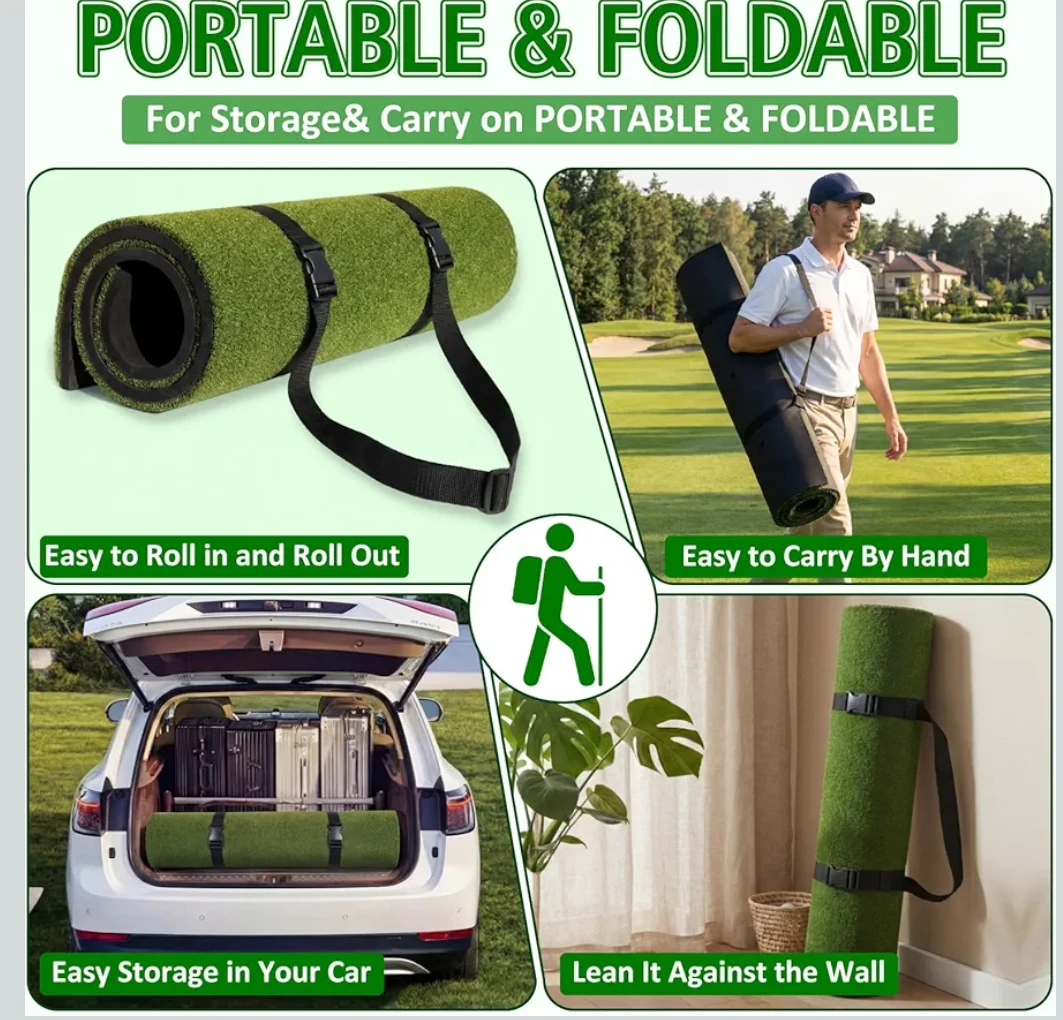 Golf Practice Mat with Tees and Balls - photo 5