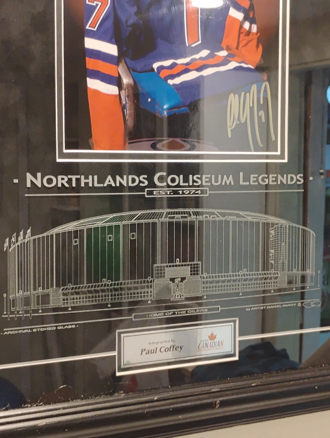 Paul Coffey Northlands Coliseum Legends Framed Art - photo 3