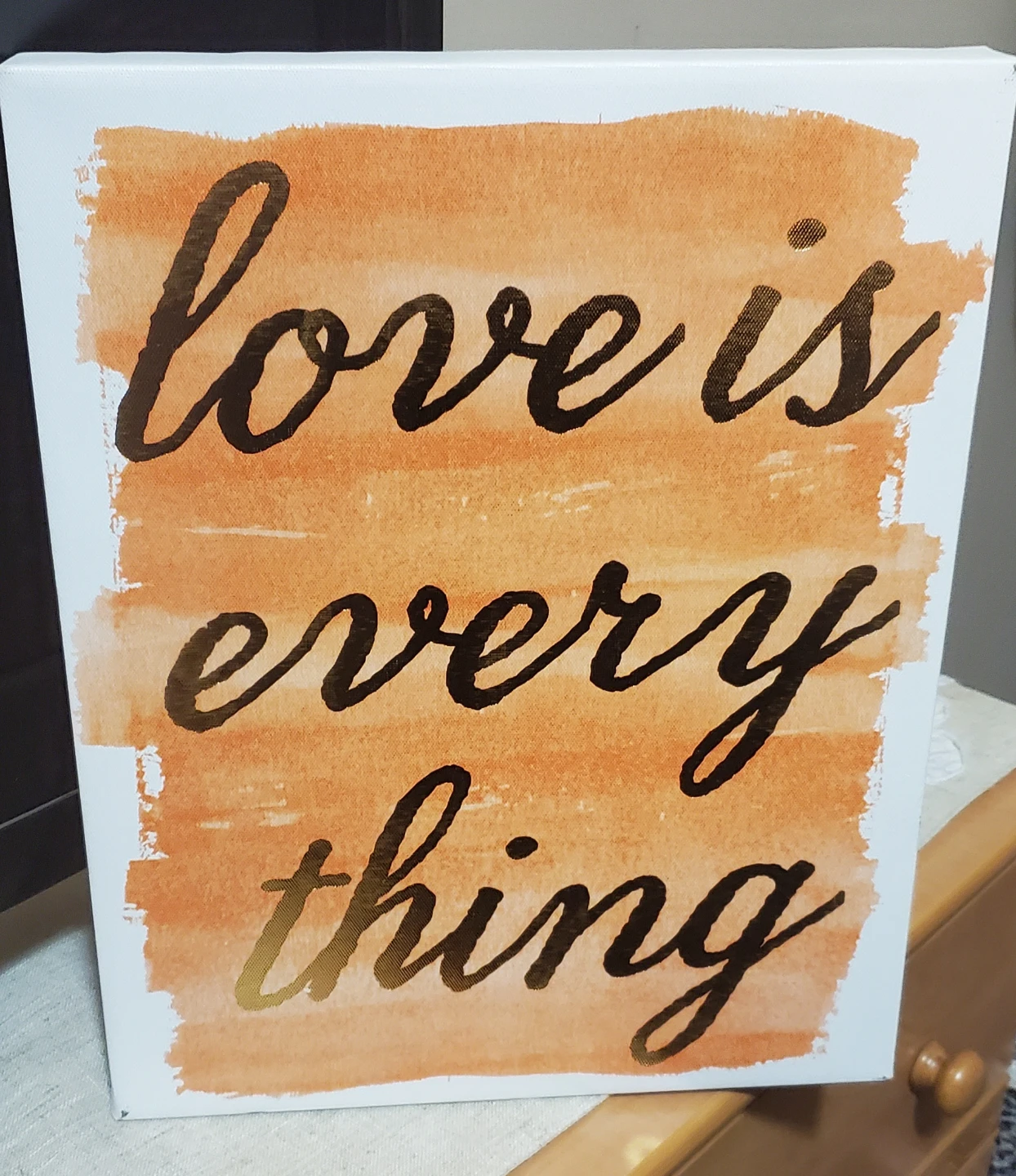Canvas Wall Art "Love Is Everything"