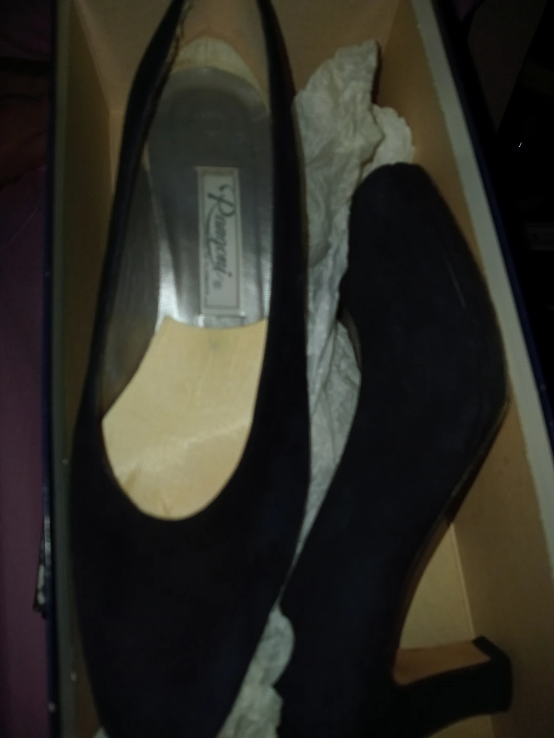 Rampage Black Suede Block Heel Pumps - photo 2