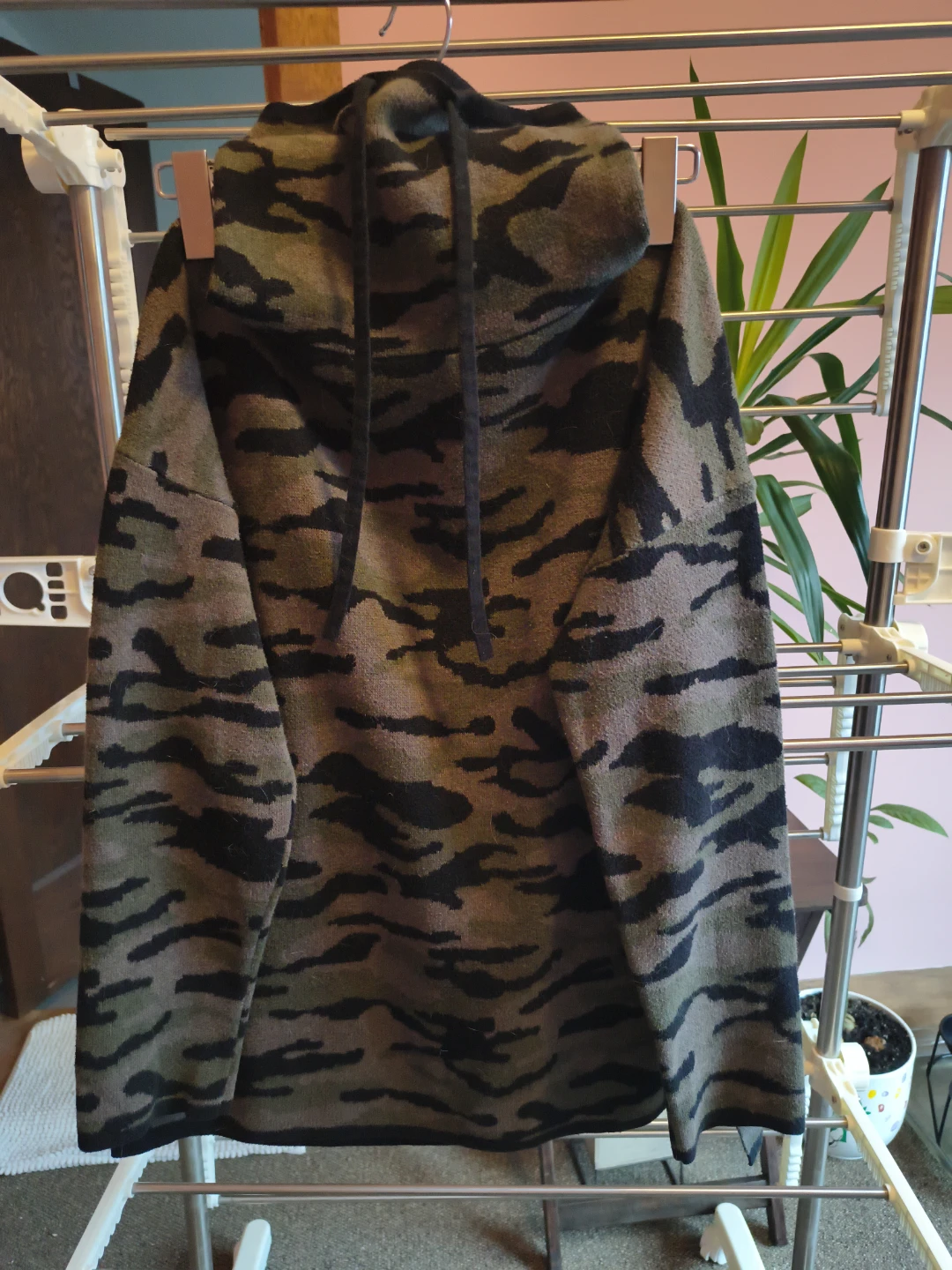 Camo Print Hoodie