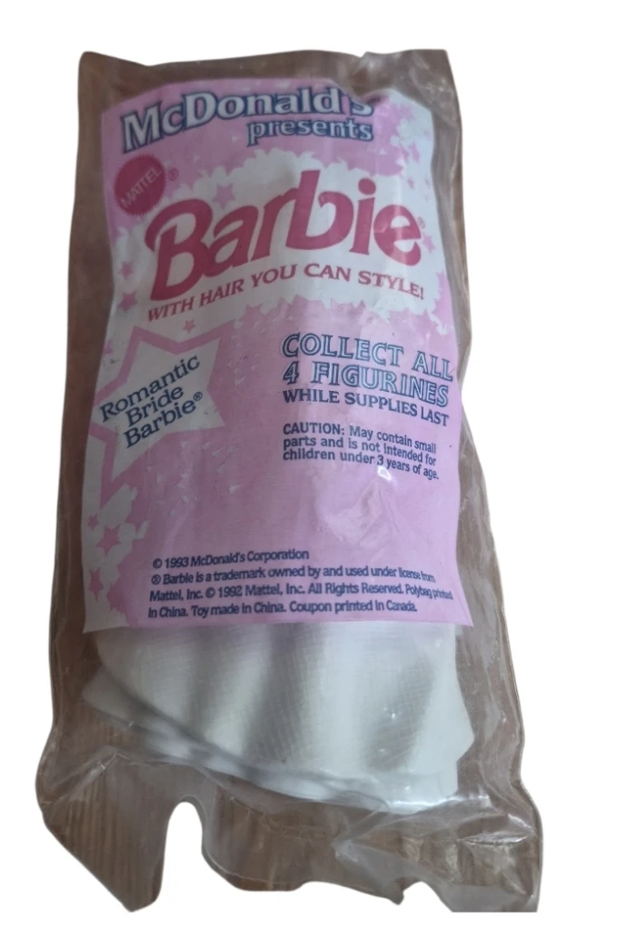 McDonald's Barbie Romantic Bride Barbie 1993 - photo 2