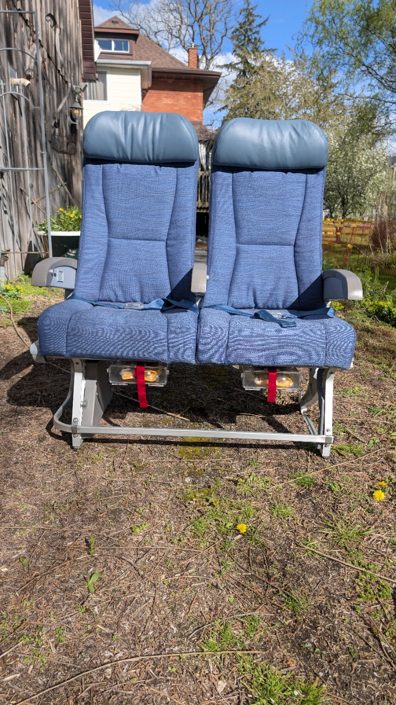 Authentic Boeing 767 Double Passenger Seats - photo 2