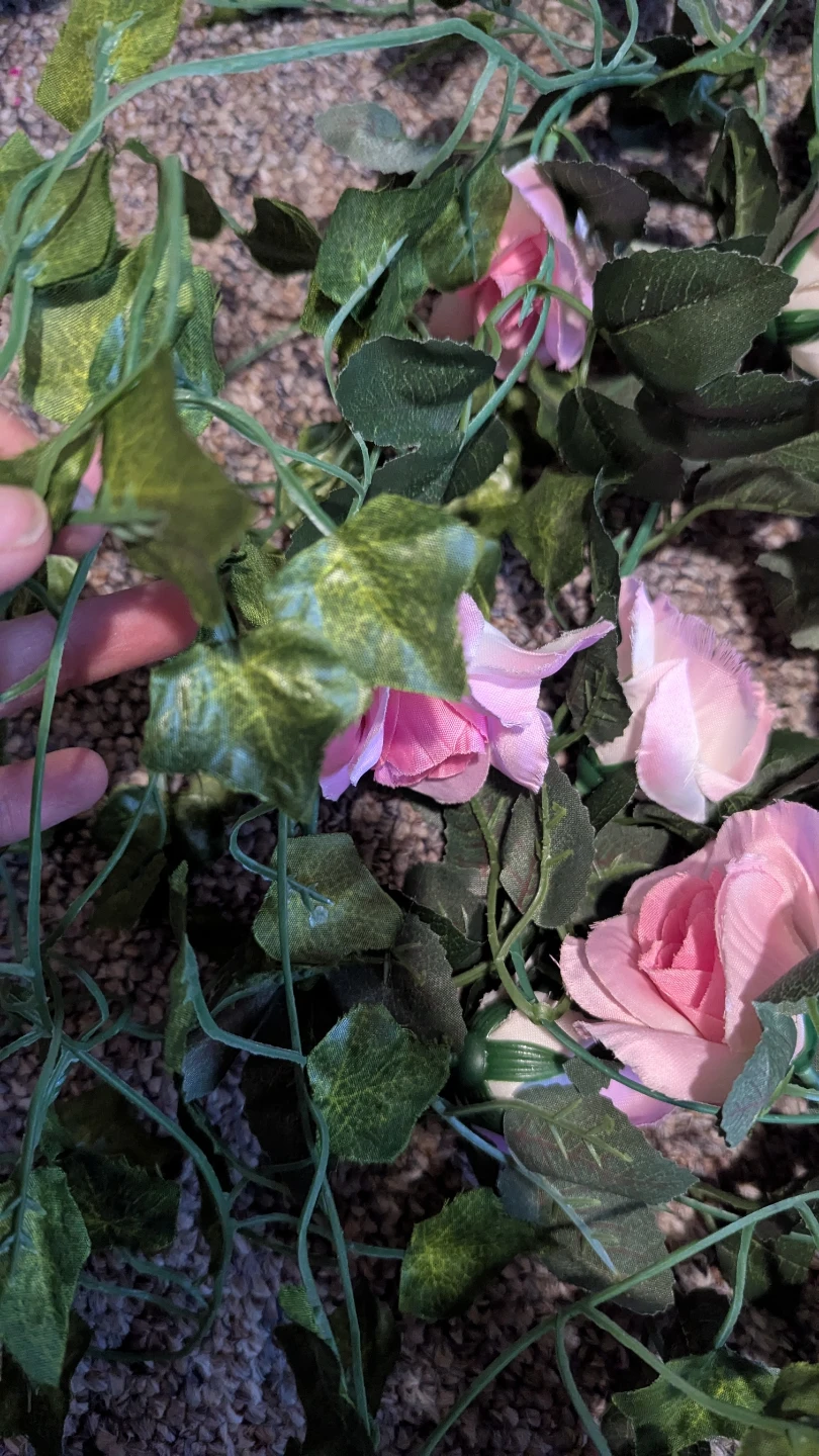 Artificial Rose and Ivy Garland - photo 2