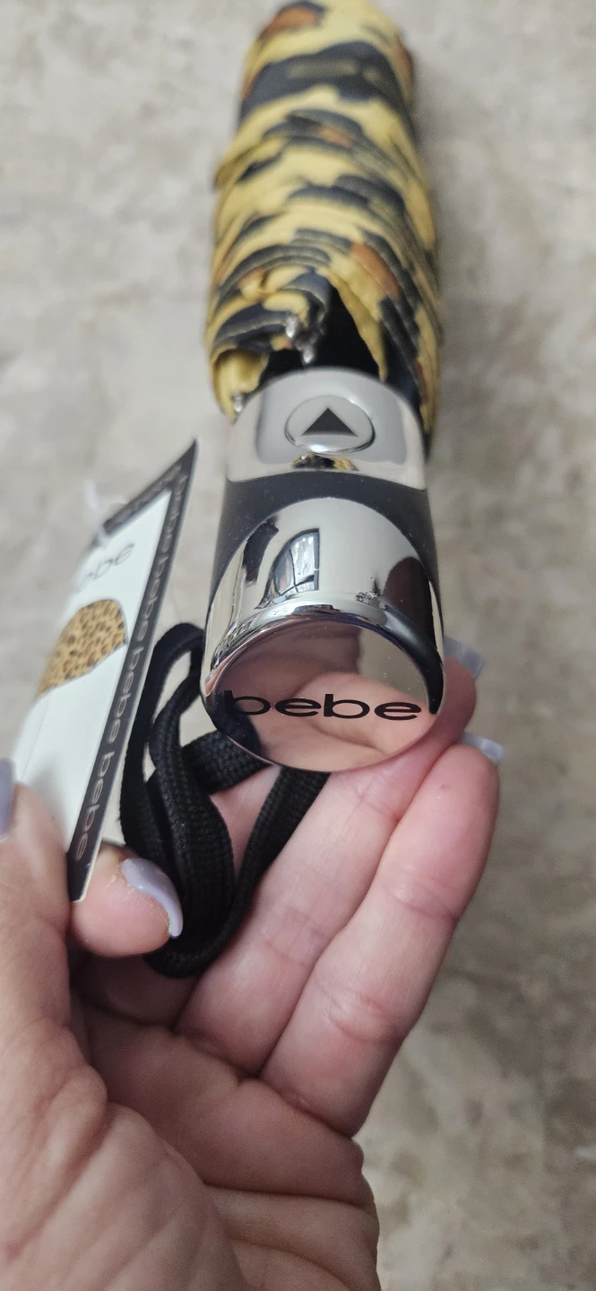 Bebe Auto Open Umbrella Leopard Print - photo 4