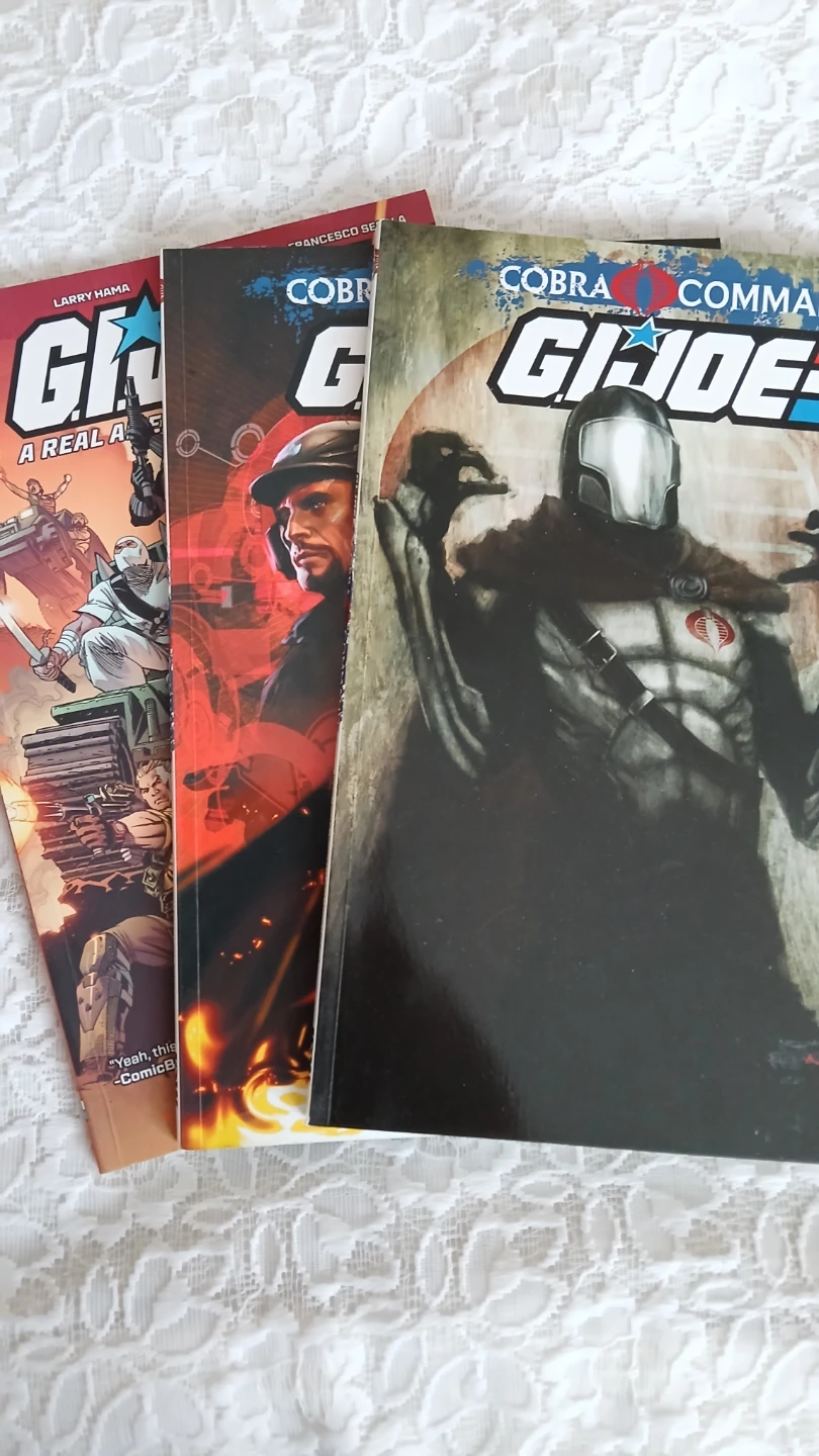 Collection of 3 thick GIJoe comics for $5.00