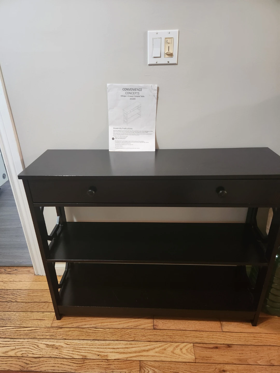 Convenience Concepts Omega 1 Drawer Console Table