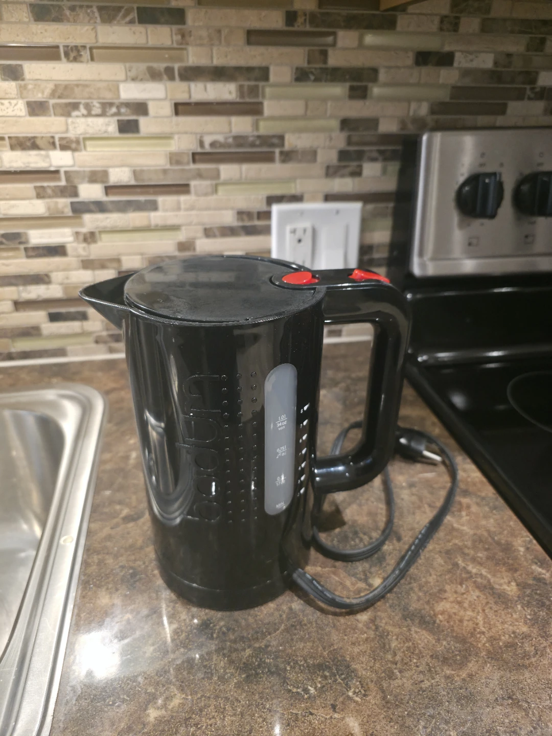 Bodum Black Electric Kettle