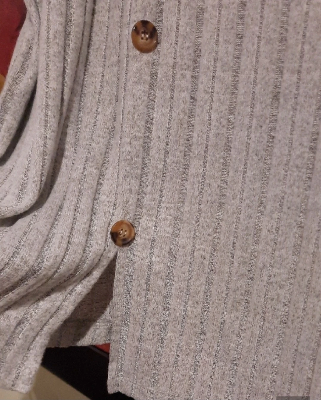 Lily Morgan Gray Ribbed Square-Neck Sweater Plus Size 3X NWT - photo 4