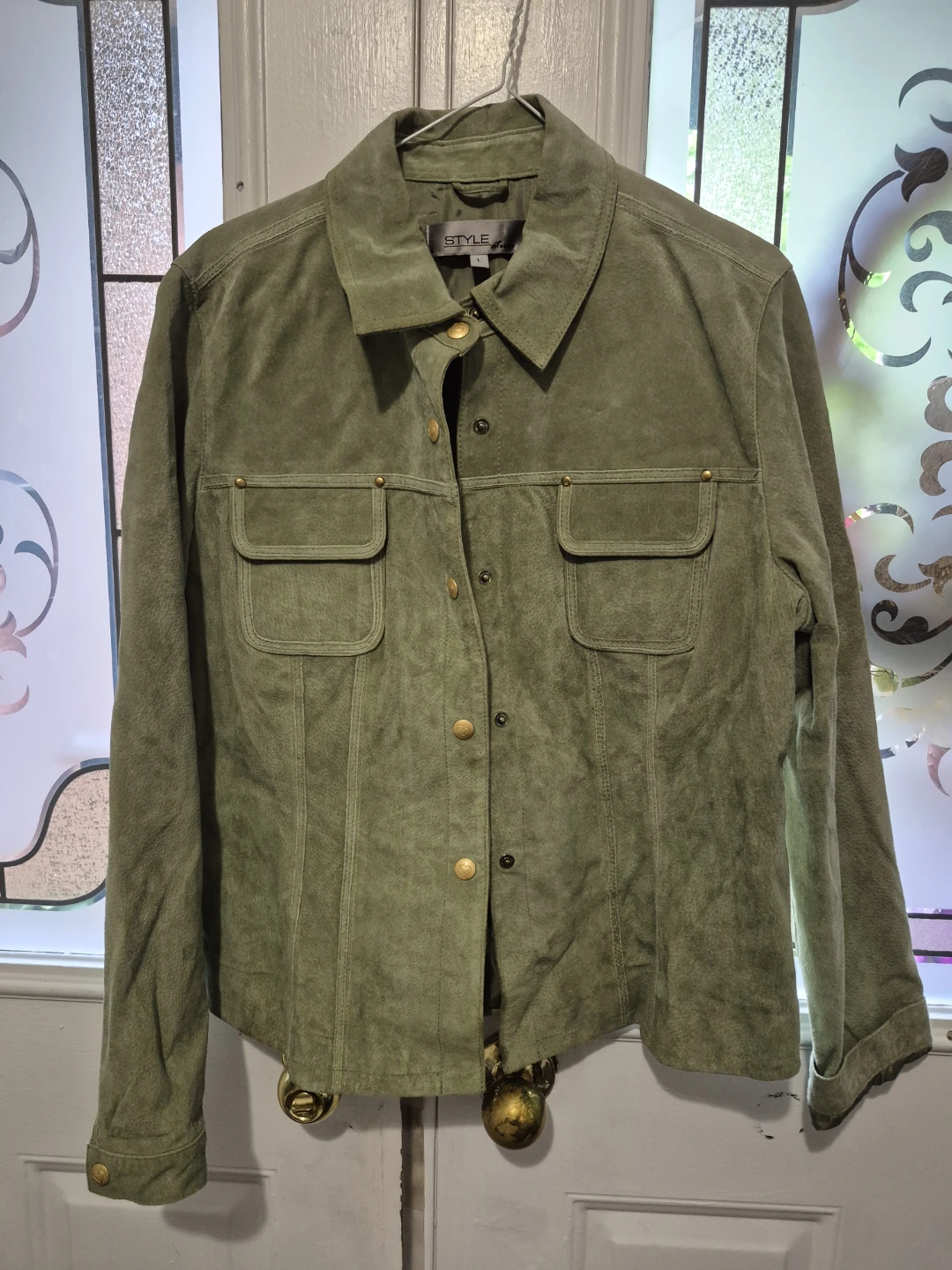 Style & Co Suede Jacket - Large
