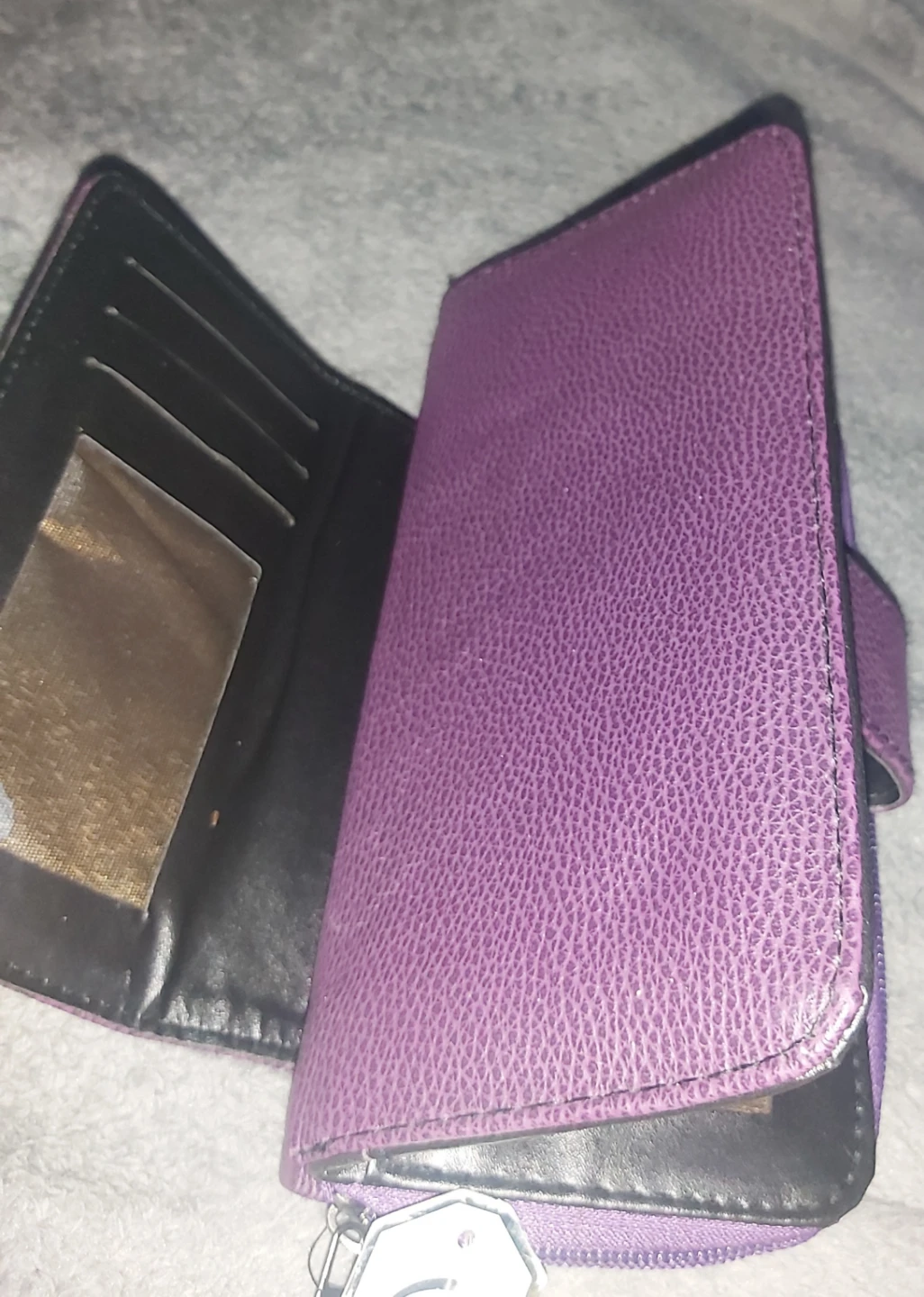 Purple Textured Wallet - photo 3