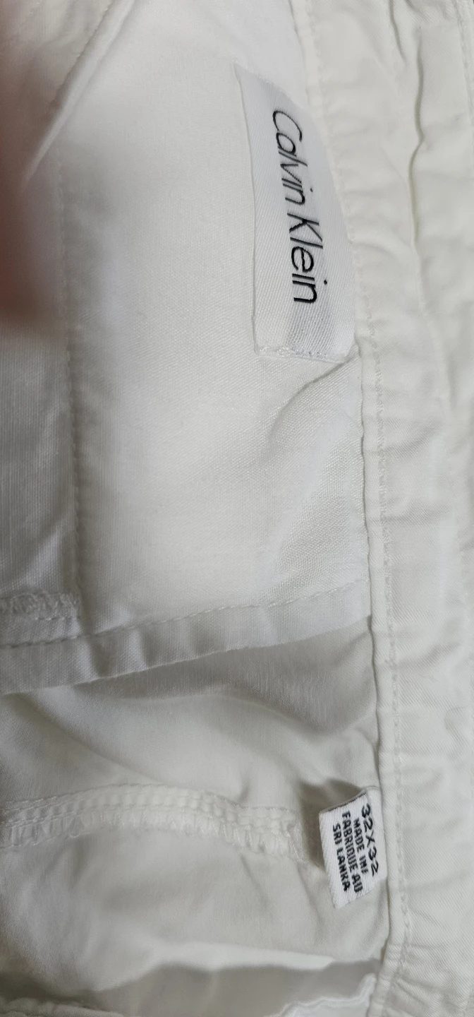 Calvin Klein White Chinos Size 32x32 - photo 2