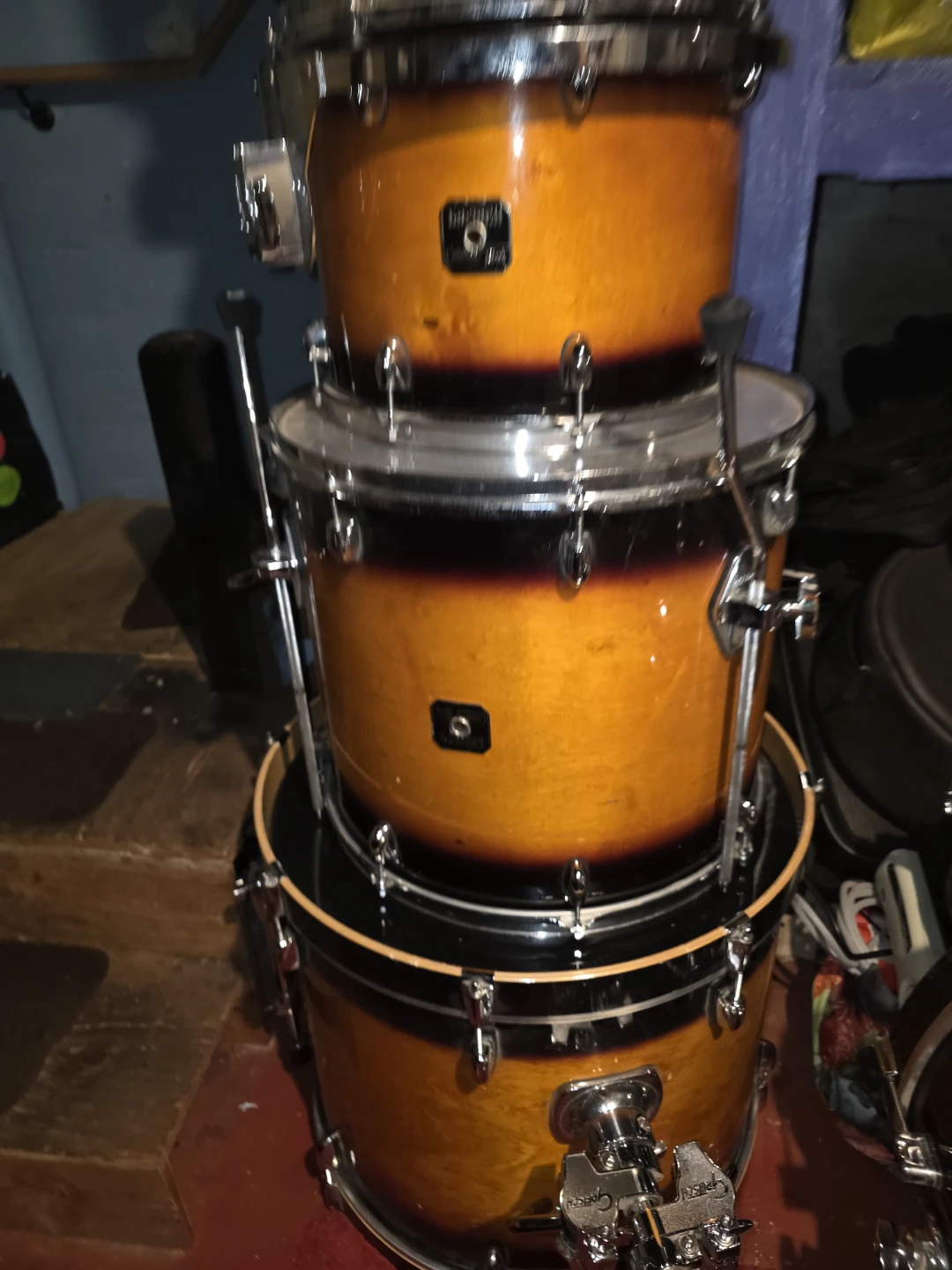 Gretsch Catalina maple  Drum Set - Orange Burst - photo 3