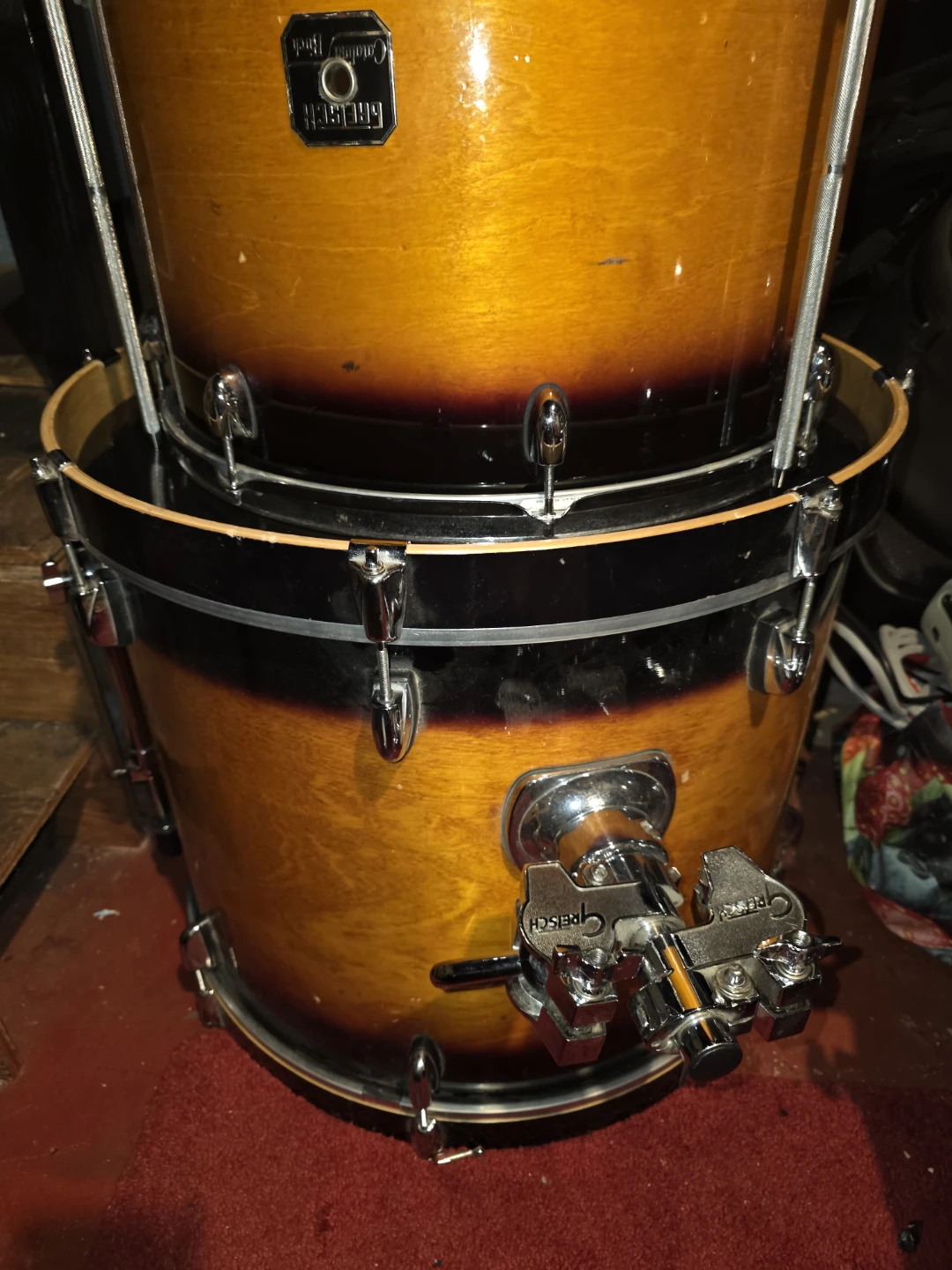 Gretsch Catalina maple  Drum Set - Orange Burst - photo 5