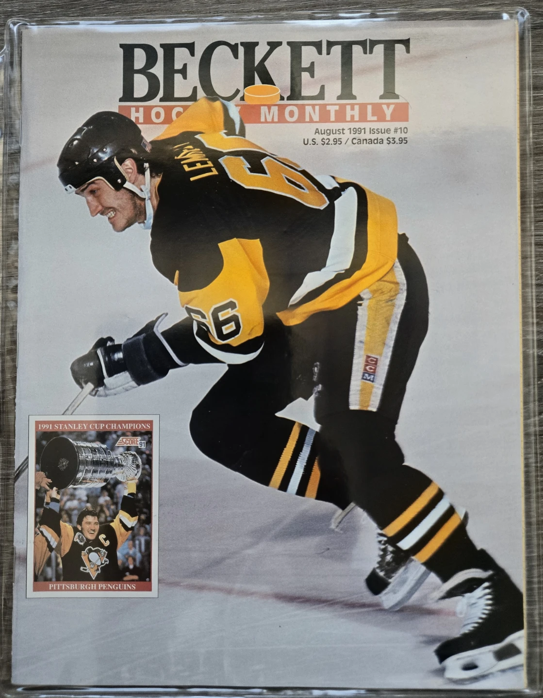 Mario Lemieux 1990's Lot, Hockey News, Becketts, Cards - photo 3