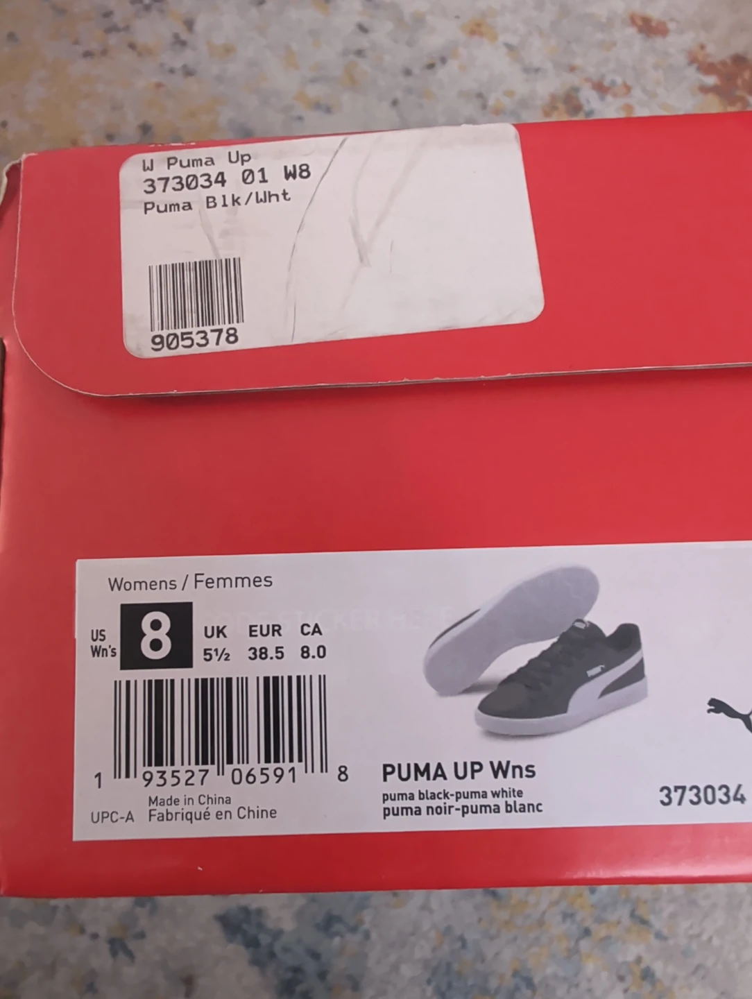 Puma Smash V2 Black White Sneakers - Women's Size 8 - photo 5