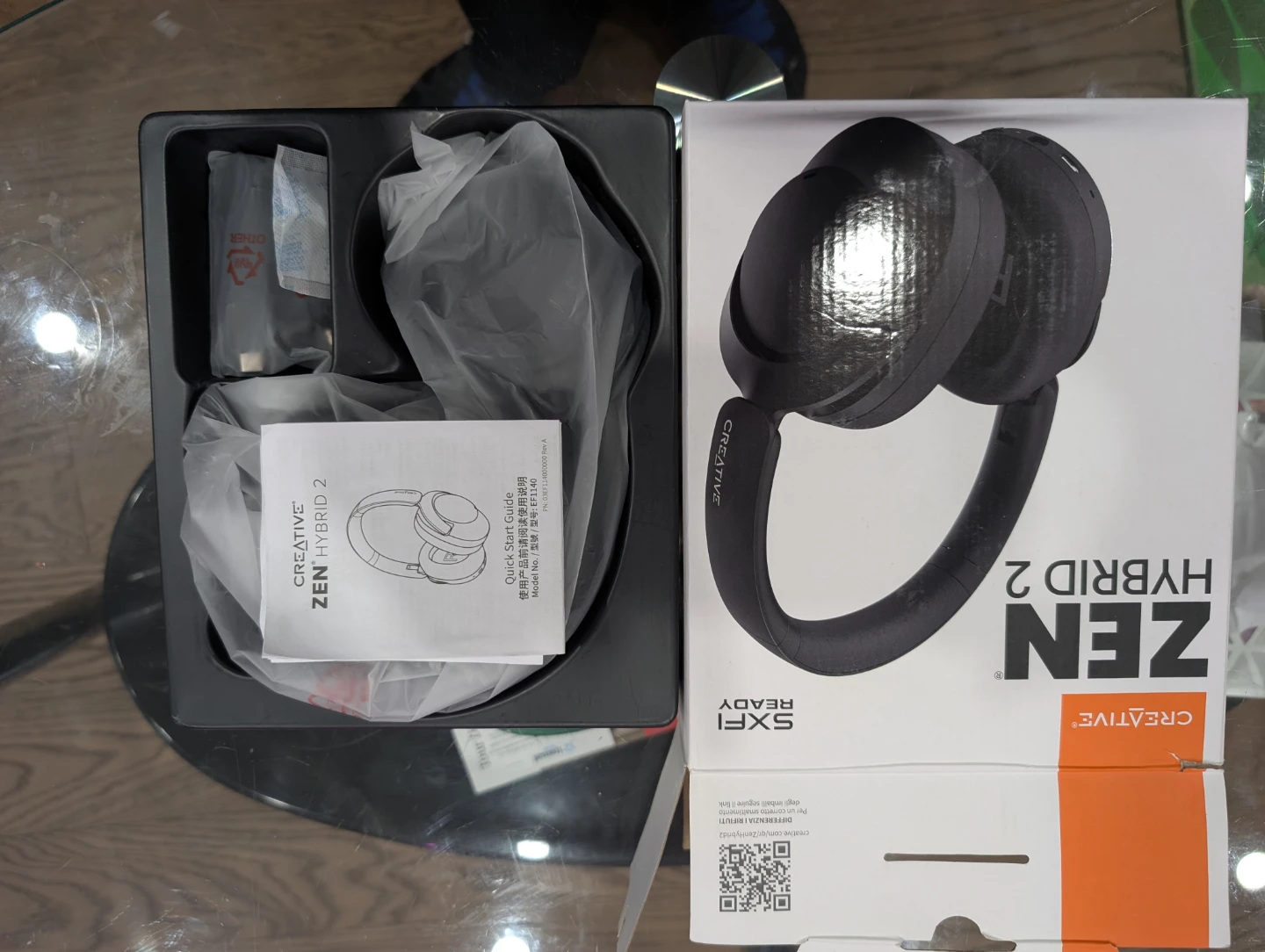 New Open Box - Creative Zen Hybrid 2 Headphones - photo 4