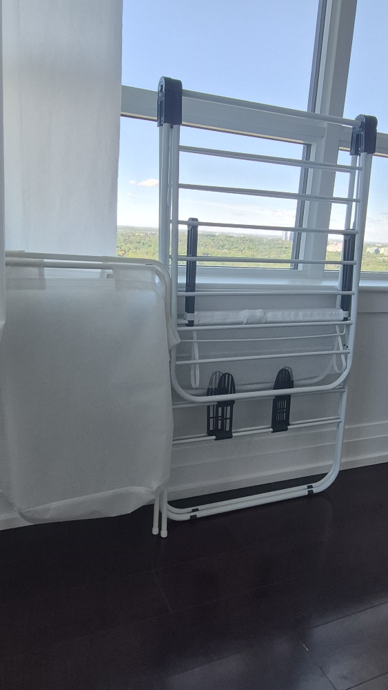 Collapsible Laundry Drying Rack and Hamper - photo 4