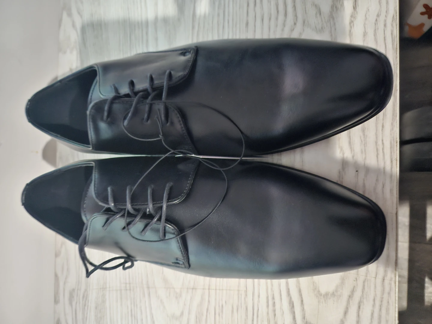 Perry Ellis Portfolio Men's Dress Shoes Black Size 9.5 - photo 2