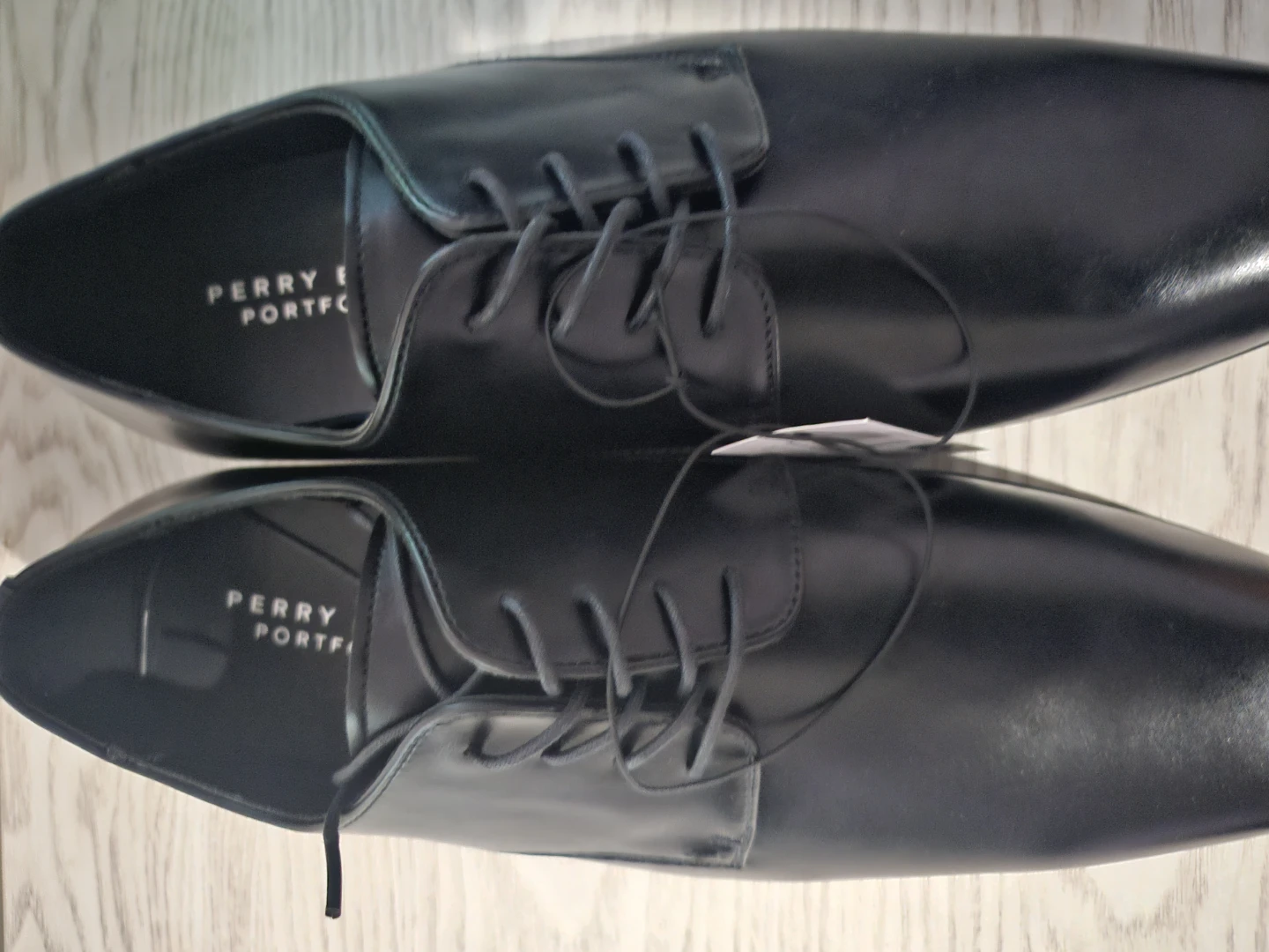 Perry Ellis Portfolio Men's Dress Shoes Black Size 9.5 - photo 4