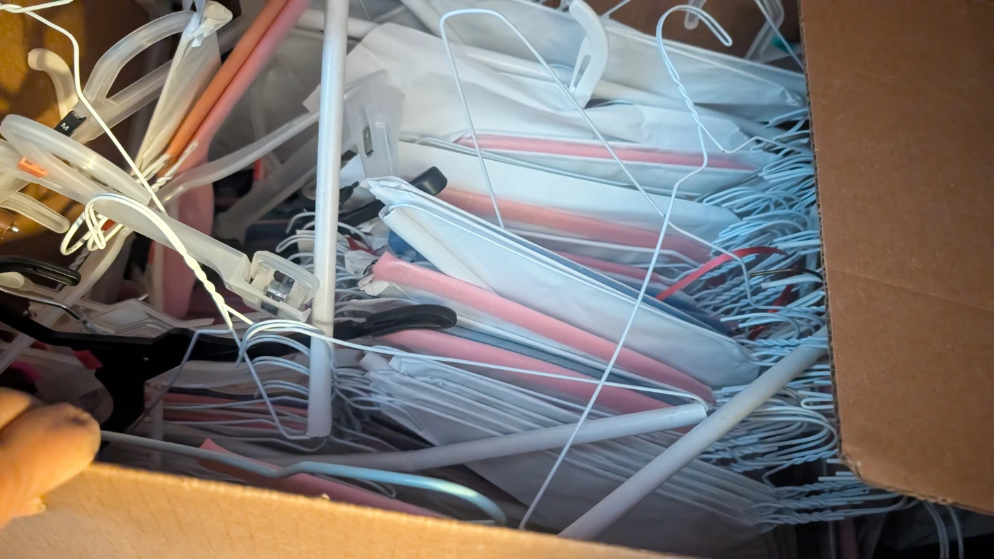 Bundle of Clothes Hangers