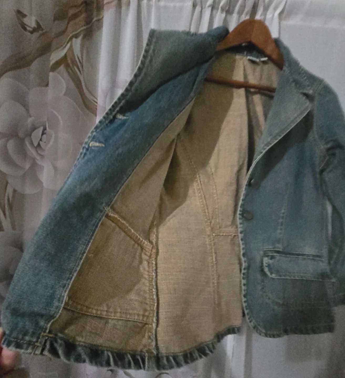 Women's Blue Denim Blazer Jacket  Spain - photo 4