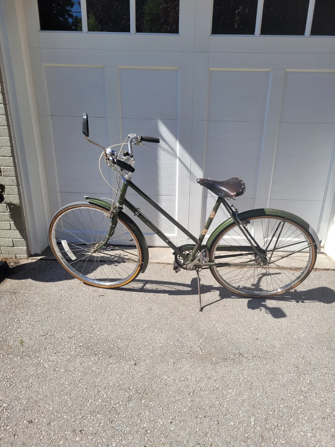 Vintage 1961 or 1963 Raleigh Sports Bicycle - Green - photo 2