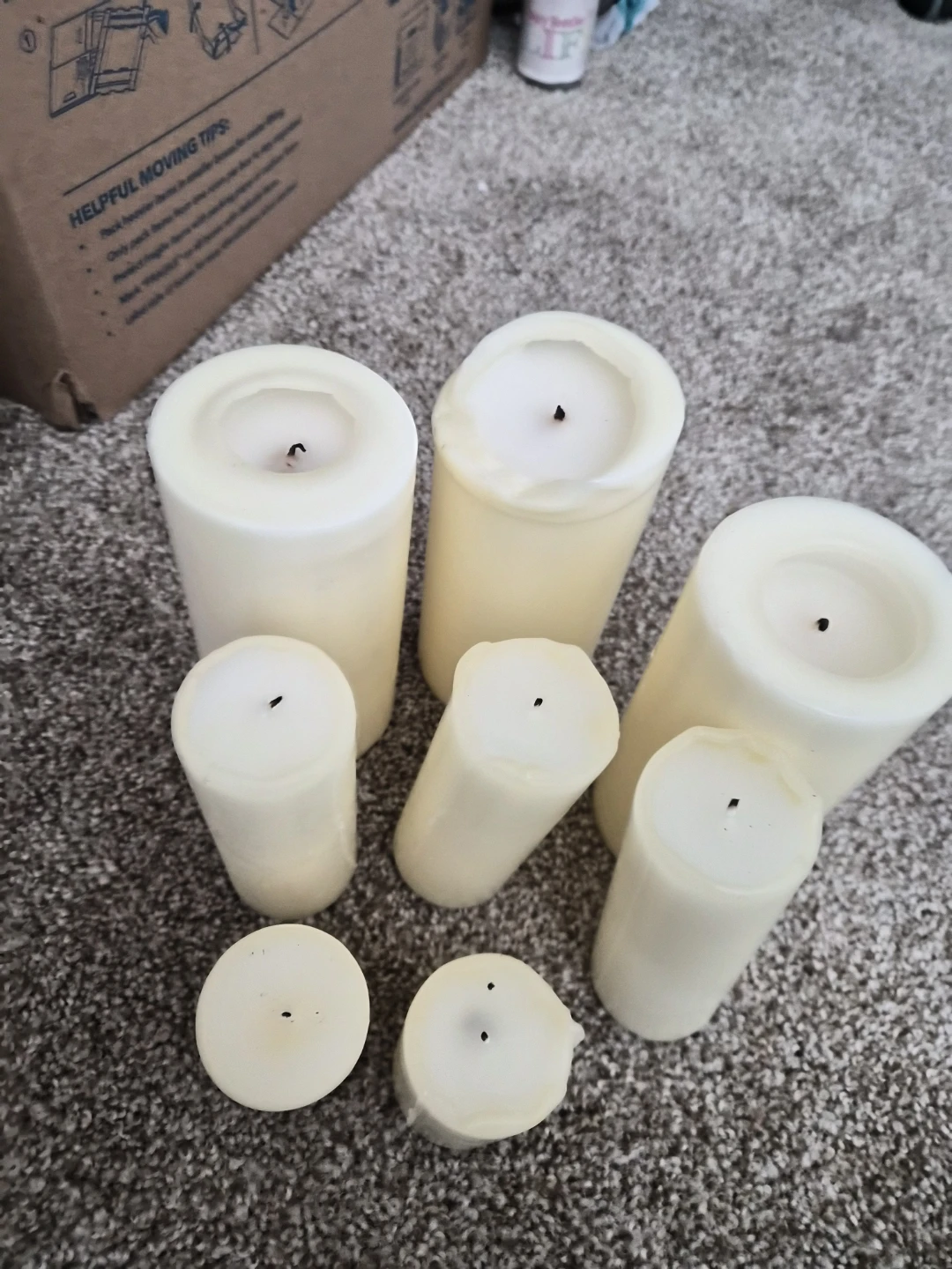 Ivory Pillar Candles (30ct) - photo 2