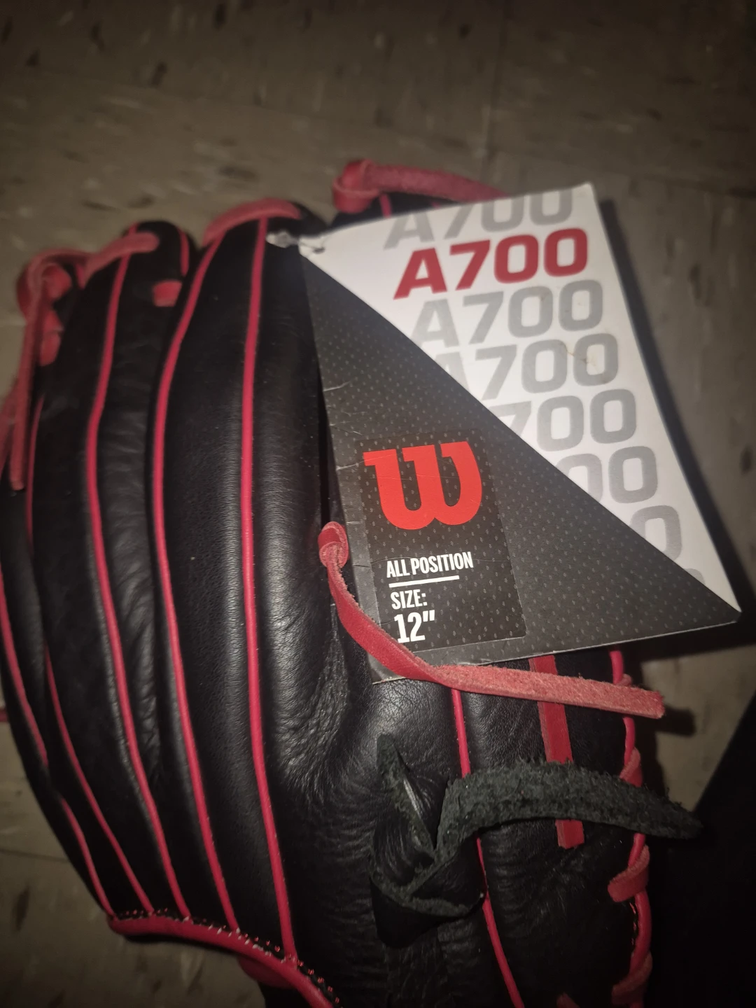 Wilson A700 Baseball Glove 12"