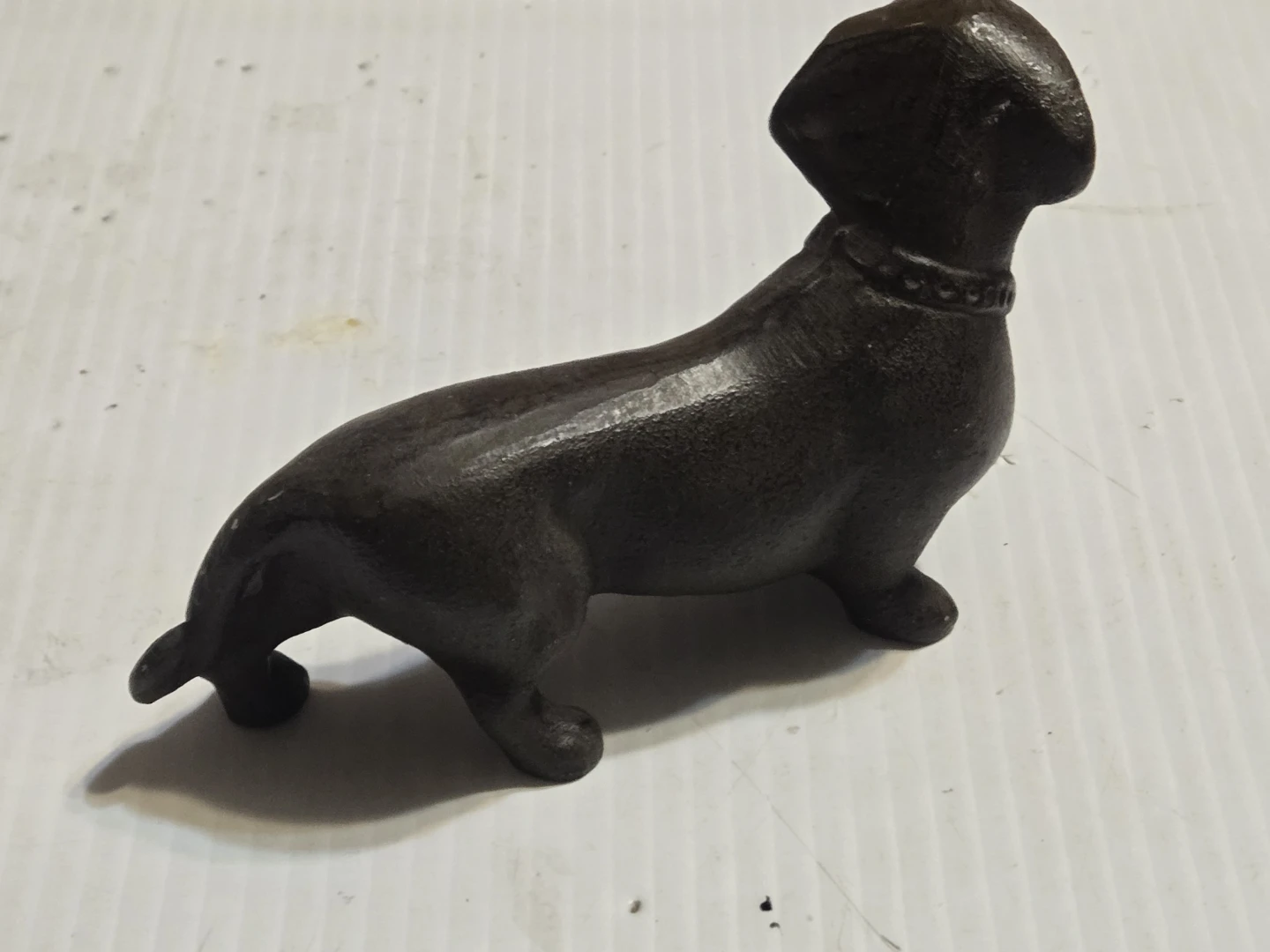 Cast Iron Dachshund Figurine - photo 3