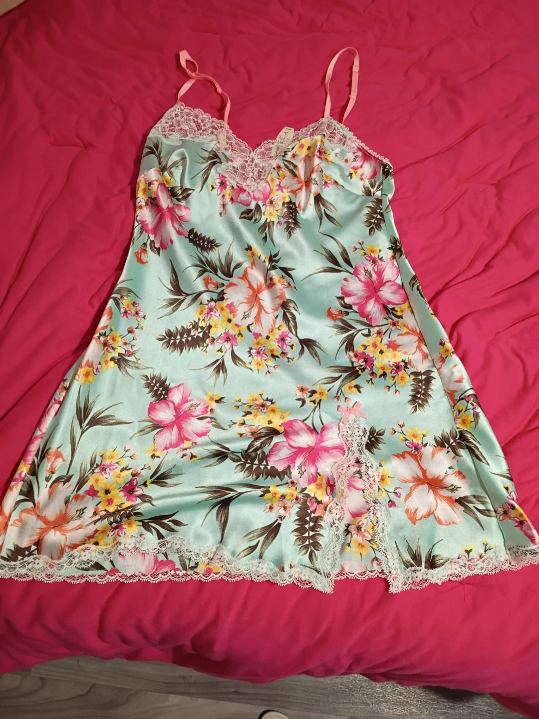 Victoria's Secret Floral Slip Nightgown XS/TP