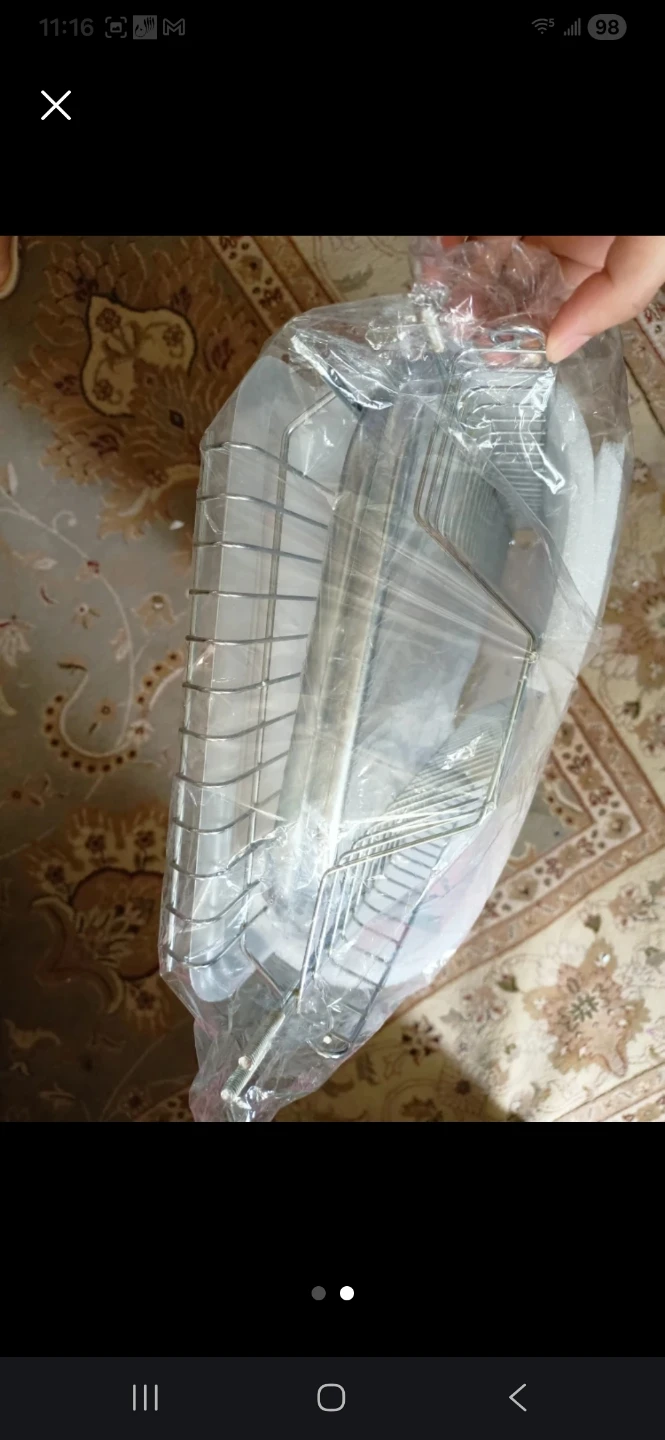 2-Tier Galvanized Dish Rack - photo 2