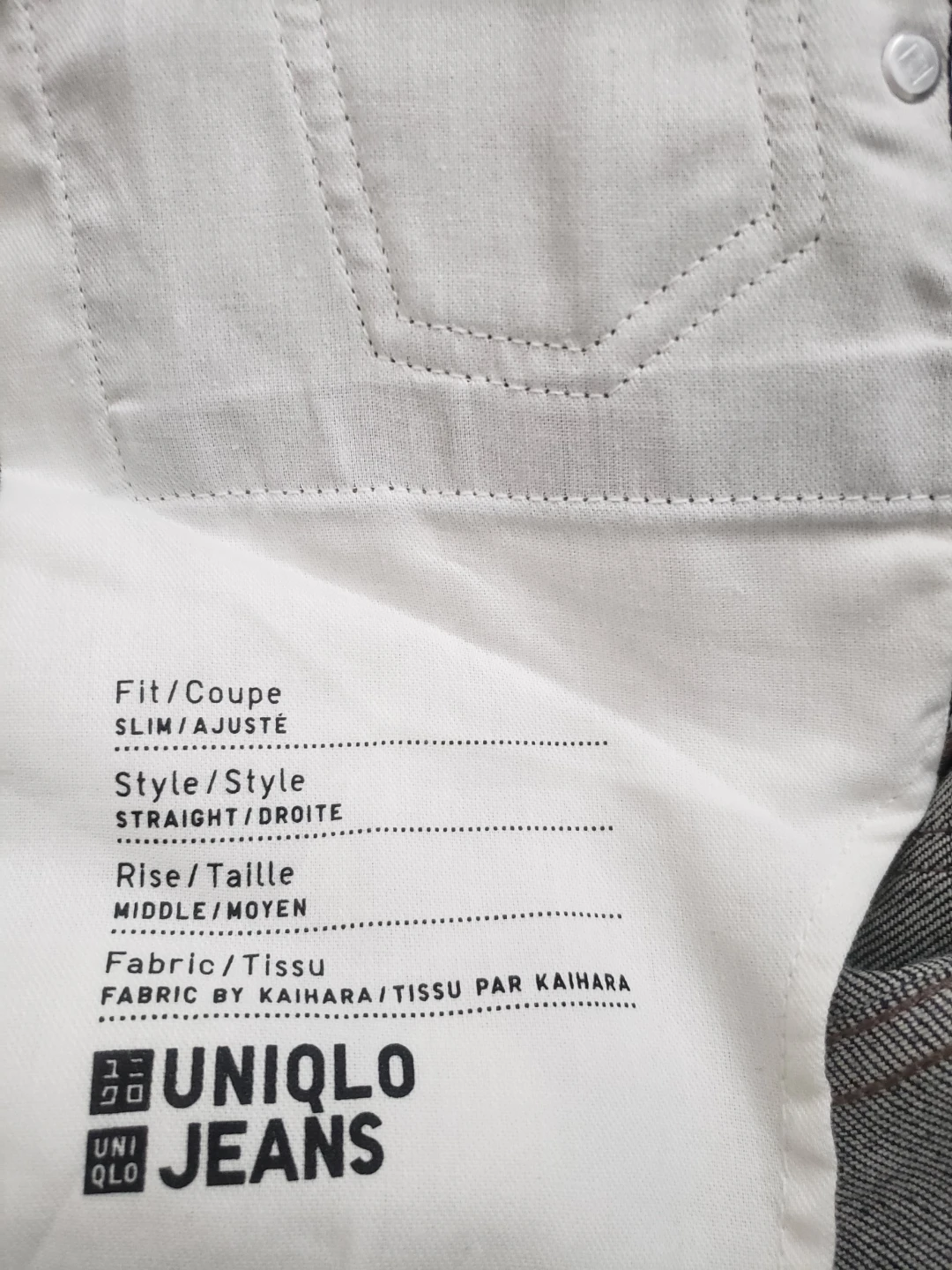 UNIQLO Jeans - Men's Slim Fit Straight Leg Dark Wash Denim - photo 5