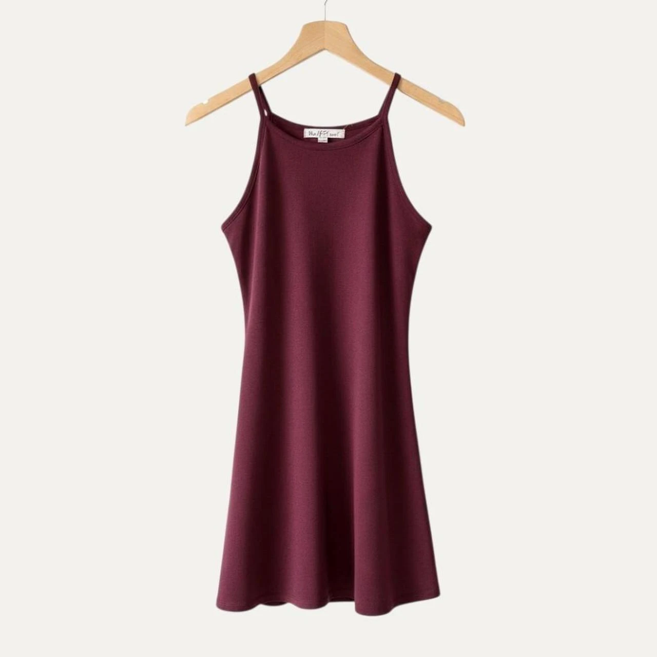 Wallflower Burgundy Halter Neck Dress - Size M - photo 2