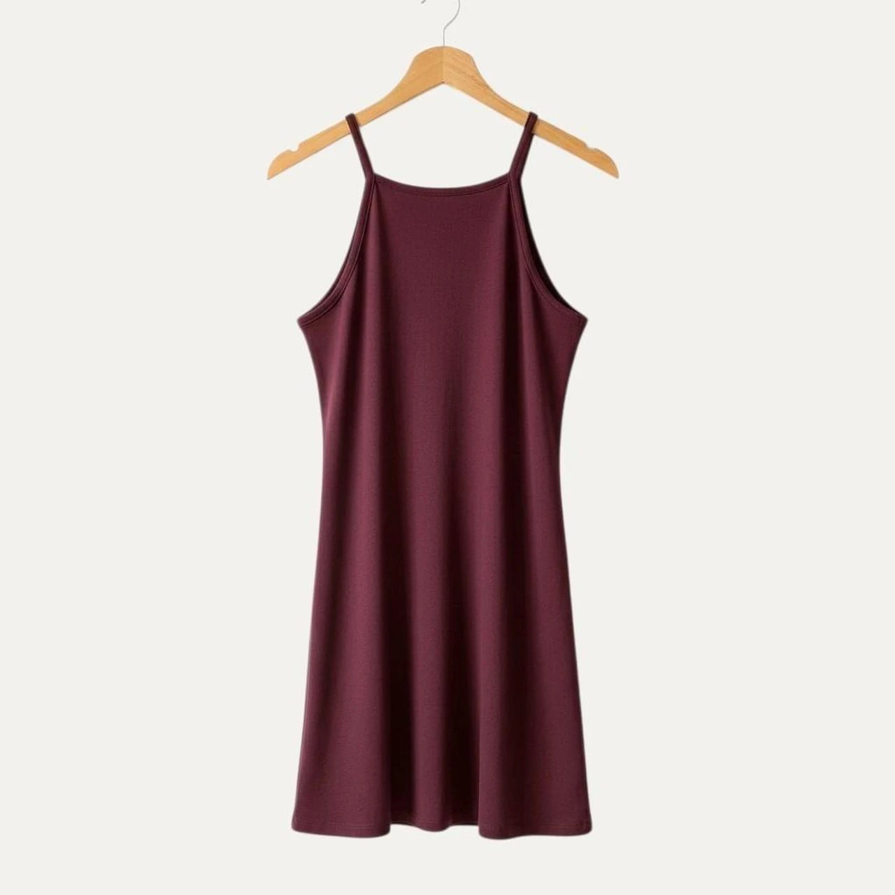 Wallflower Burgundy Halter Neck Dress - Size M - photo 3