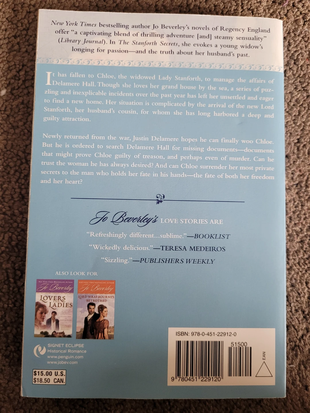 The Stanforth Secrets by Jo Beverley - photo 2