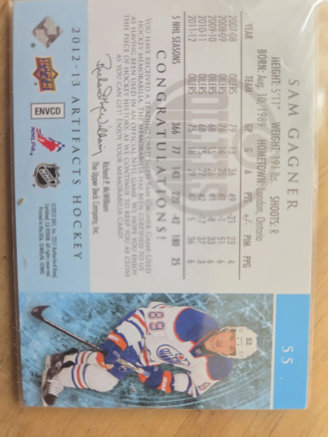 2012-13 Upper Deck Artifacts Hockey Card - photo 2