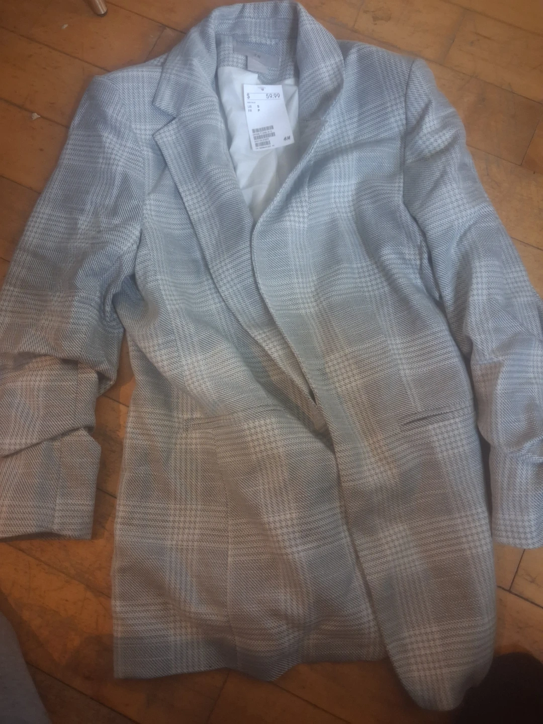 H&M Plaid Blazer - Size S