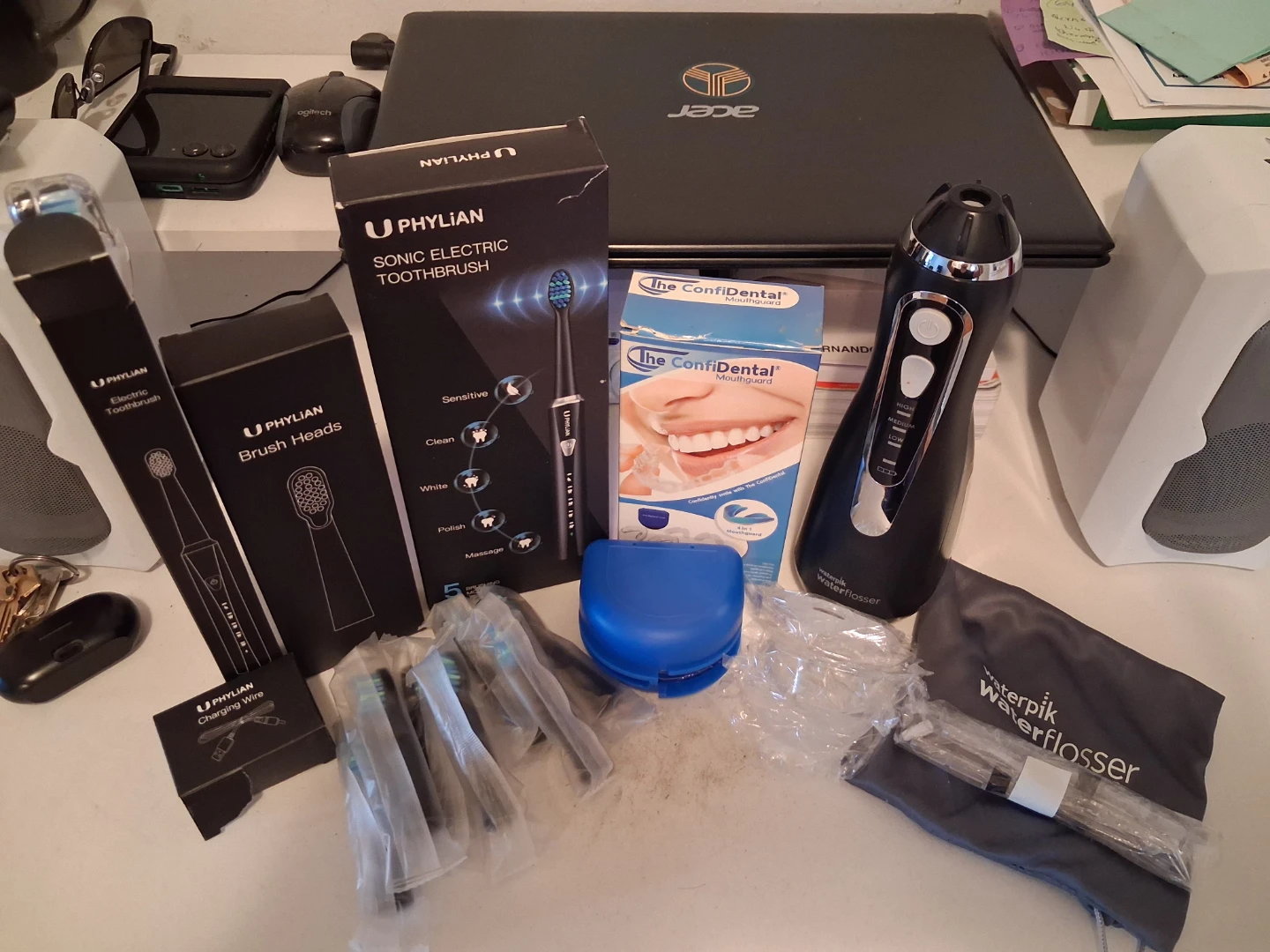 Phylian Sonic Electric Toothbrush and Waterpik Water Flosser Set - photo 2